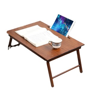 Wood Bedside <b>Foldable</b> <b>Desk</b> Japanese Style <b>Small</b> Table For Reading Or Working On Bed Or Floor - Product Image 5