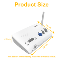 Talkie-walkie sans fil 4 canaux, talkie-walkie longue portée pour l'extérieur, talkie-walkie de communication pour le bureau