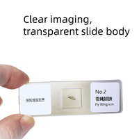 Transparent Plastic Prepared Biological Microscope Slides Specimen Slides with Storage Box Plant Animal Tissue Specimen Slides