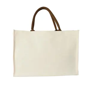 High quality heavy duty custom eco canvas material women's hand bag luxury cotton cloth beach tote bags