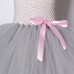 Costume <span class=keywords><strong>da</strong></span> Topolino Grigio con Tutu per Bambine, Set per Feste, Abito in Tulle con Fascia per Capelli e Accessori DP071 - Product Image 6