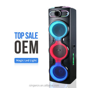 Altavoz GD-3110, Nuevo Altavoz de Alta Potencia con Tres Altavoces de 10 Pulgadas, Sonido de Calidad, Altavoz Inalámbrico con Luces de Colores para Fiestas - Product Image 2