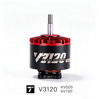 Moteur FPV Cinématique T-MOTOR V3120 500KV 700KV 3-12S pour Drone de Transport Lourd X4 X8 de 8 à 11 Pouces