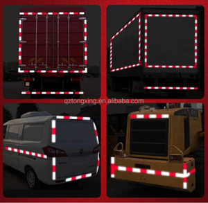 <span class=keywords><strong>Cinta</strong></span> <span class=keywords><strong>Reflectante</strong></span> de Alta Intensidad Roja y Blanca, Aprobada por DOT-C2, Adhesivo sin Costuras, Pegatinas Reflectantes, Advertencia de Seguridad, Cintas de Seguridad - Product Image 3