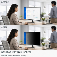Filtre de confidentialité pour ordinateur portable et moniteur, anti-reflets, anti-espionnage, protection d'écran anti-regard indiscret, toutes tailles disponibles