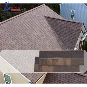 Vente en gros en usine Bardeaux <span class=keywords><strong>de</strong></span> toiture en asphalte Bardeaux <span class=keywords><strong>de</strong></span> toiture architecturaux Bardeaux d'asphalte plats stratifiés noirs - Product Image 4