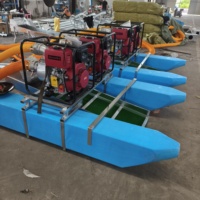 Drague de dragage de sable de rivière à haut rendement, type compact de 6 pouces, portable, pour l'extraction d'or, avec moteur diesel