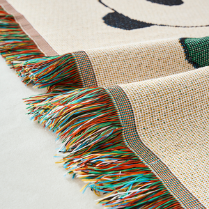 Copridivano in tessuto Jacquard di nuovo Design 90*180 simpatico cartone animato a forma di copri antiscivolo divano asciugamano coperta in salotto - Product Image 5