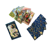 Vente en gros de jeux de cartes Oracle et de Tarot personnalisés, impression personnalisée sur carton/papier kraft, 78 cartes par jeu