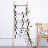 Plantes vertes artificielles en rotin plastique, branches et lianes séchées, décoratives pour mariages, aménagement paysager, arrangements floraux, ignifuges, modernes
