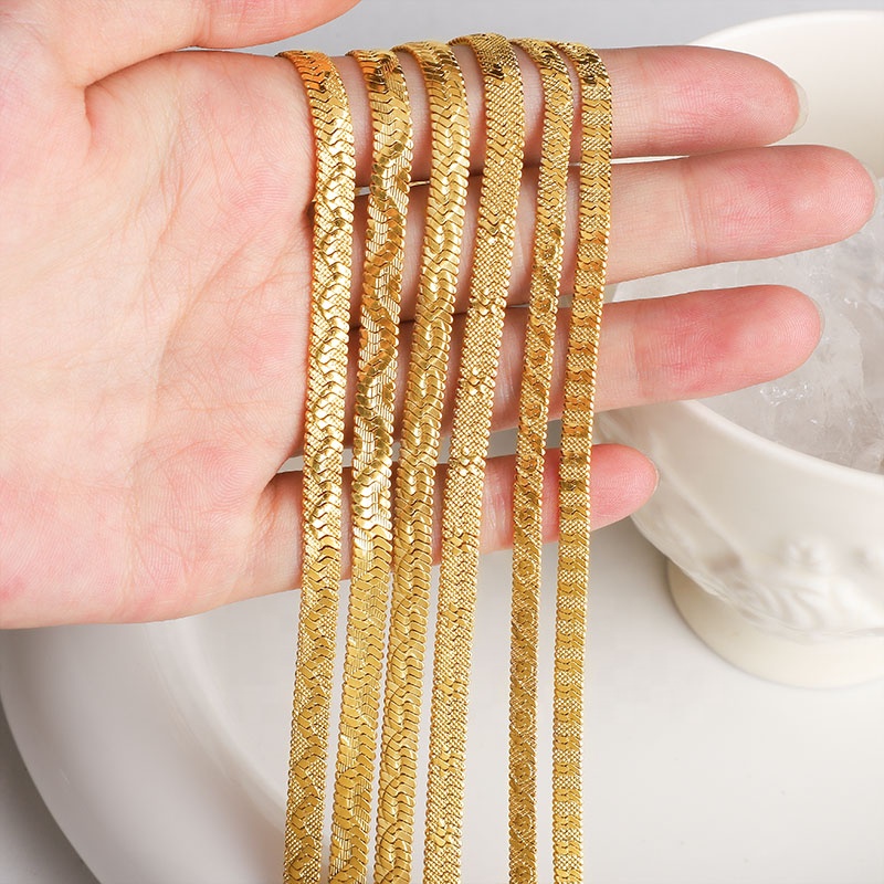 Shop Our 2023 Herringbone Snake Chain Bracelets for Women