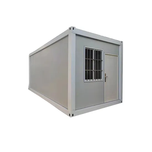20ft di chuyển prefab đúc sẵn gói phẳng mô-đun container Camper di động Trailer di động nhỏ cabin nhà trên bánh xe - Product Image 1