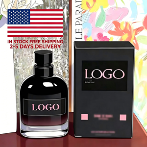 Almacén en EE. UU. Disponible Envío Gratis 2-5 Días |   Perfume EDP para Hombre Gradient Black Red Rivet Bottle Intense Woody Vanilla 100ml de Larga Duración - Product Image 1