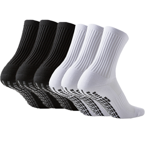 Chaussettes de sport en jacquard brodé de haute qualité pour hommes et femmes, avec design antidérapant personnalisé sur le bas, pour le football/le soccer, été - Product Image 2