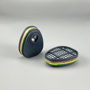 बहु गैस कारतूस 6059 गर्म बिक्री a1b1e1e1k1 संयुक्त वाष्प फिल्टर bek1 रासायनिक कारतूस फिट सिलिकॉन 7502 6800 गैस श्वसन - Product Image 4