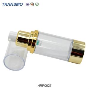 Flacon de lotion doré pour soins de la peau, conteneur de luxe écologique rond pour toner, flacon pour soins de la peau - Product Image 6