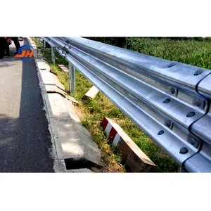 Highway Beam W Leitplanken Verzinkter Stahl Sicherheit Wellpappe Road Metal High Board Crash Straßenrand Für Leitplanke Preis pro Meter