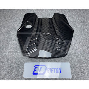 ฝาครอบเครื่องยนต์คาร์บอนไฟเบอร์ Drifton Dry สำหรับ Infiniti Q50 3.0T ปี 2013-2024 - Product Image 3