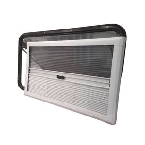 Pièces de <span class=keywords><strong>carrosserie</strong></span> pour <span class=keywords><strong>camping</strong></span>-<span class=keywords><strong>car</strong></span>, fenêtre incurvée à charnière supérieure en profilé aluminium 900x500mm pour caravane, <span class=keywords><strong>camping</strong></span>-<span class=keywords><strong>car</strong></span>, remorque, avec moustiquaire plissée et pare-soleil - Product Image 4