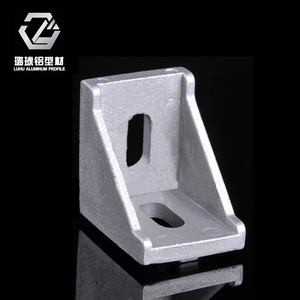 Connecteur d'angle en aluminium Luhu 45x45, accessoire en aluminium pour profilé - Product Image 1