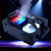 Machine à fumée verticale de scène DJ LED RGB 1500W DMX512 6CH Télécommande Mariage Brouillard Matériel en fer AC 110-220V