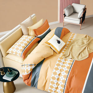 Classic Fashion Printed Geometric Design 100% Cotton <b>Duvet</b> <b>Cover</b> Set Eco-Friendly 200TC Home Everyday Use - Product Image 2