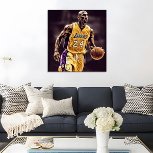 Venta al por mayor jugador de la <span class=keywords><strong>NBA</strong></span> estrella lienzo pintura hogar pared arte pintura personalizada carteles para Decoración - Product Image 3