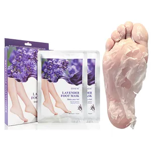 발 피부 관리 발 습기를 공급 굳은 살 제거제 Footmask 떨어지게 하는 기르는 양말 껍질을 벗김 발 가면