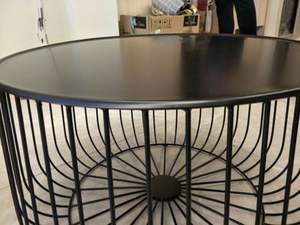 Disen Indoor Black Coffee <b>Table</b> <b>Small</b> Steel Wire <b>Round</b> Cage Coffee <b>Table</b> Metal Wire Coffee <b>Table</b> - Product Image 6
