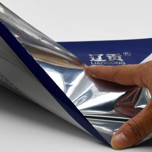 Bolsa de Embalaje de Seguridad con Sellado de Tres Lados, Recubierta de Aluminio Brillante, Tamaño Personalizable, para Sushi, Pescado, Calamar, Pollo, Albóndigas, Carne, Filetes - Product Image 4