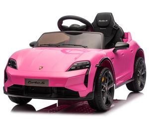 Voiture électrique pour enfants <span class=keywords><strong>Porsche</strong></span> <span class=keywords><strong>Taycan</strong></span> Turbo S sous licence, 12V, avec télécommande <span class=keywords><strong>2</strong></span>.4G, <span class=keywords><strong>roues</strong></span> en EVA, pour enfants de 3 à 8 ans - Product Image 1