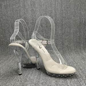 Chaussures de pole dance érotiques grande taille <span class=keywords><strong>Bar</strong></span> Plus Size, antidérapantes, à talons hauts, incrustées de diamants, imperméables, avec bouton, pour l'été - Product Image 4
