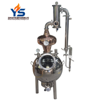 Destilador de Aceites Esenciales para el Hogar, Equipo de Destilación por Vapor, Apto para Extraer de Hierbas, Lavanda, Rosa, etc.