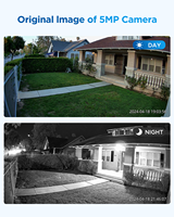 Kamera Keamanan IP PoE Mini Murah 4COVR 5MP Outdoor Indoor Turret dengan Deteksi Gerakan Wajah AI, IR, dan Audio