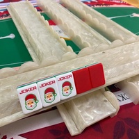 Pousseurs magnétiques festonnés de luxe américains pour Mahjong, en acrylique nacre, pour la personnalisation des tables de Mahjong