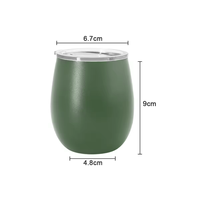 Nouveauté 2026 – Gobelets isothermes personnalisés Emerit 8oz/240ml en acier inoxydable 18/8 à double paroi pour café et vin, vente en gros