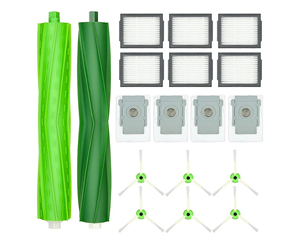 Repuestos de Filtro HEPA y Cepillo Lateral para Aspiradoras iRobot <span class=keywords><strong>Roomba</strong></span> Series <span class=keywords><strong>E</strong></span>, I, J, E5, E6, i7, i6, i1, i2, i3, i3+, i4, i8, E7 - Product Image 1