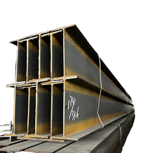 แผ่นเหล็กรูปตัว H-Beam สำหรับงานก่อสร้างวัตถุดิบ Q235B A36 S355JR Q345B แผ่นเหล็กคาร์บอนต่ำเอชบีมร้อน - Product Image 1