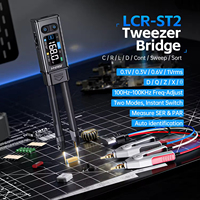 FNIRSI LCR-ST2 Multimètre numérique standard 2-en-1, pont LCR, mesureur ESR, testeur de composants électroniques SMD, outil de test multifonction