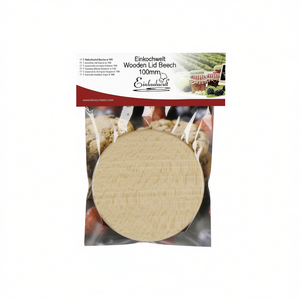Couvercle en bois de hêtre Einkochwelt 100 mm pour bocaux de conservation - Product Image 2