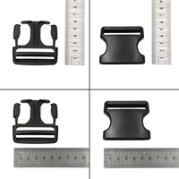 Boucle en plastique à dégagement latéral de 58 mm – Clip tactique robuste à dégagement rapide pour sacs à dos et équipement MOLLE