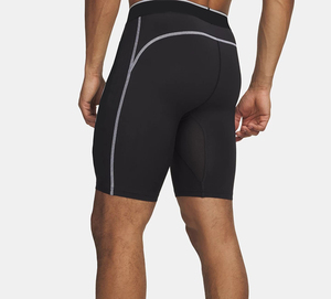 Custom <strong>Men's</strong> Eco-Friendly Compression Swim Trunks Quick Dry High Stretch Elastic Waist Contrast Stitching Breathable Windproof - Product Image 4
