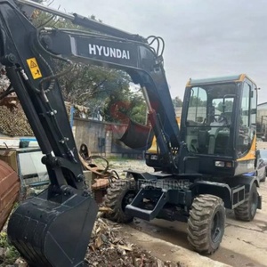 Excavadora de Ruedas Usada Hyundai 60WVS de 6 Toneladas de Alta Calidad |   Motor de Oruga de Alto Rendimiento Confiable en Venta - Product Image 4