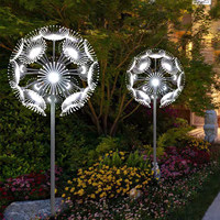 Lampe LED Lumineuse en Forme de Pissenlit, Étanche IP65, pour Jardin, Parc, Place Publique, Centre Commercial, Décoration de Parterres de Fleurs et de Pelouses