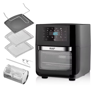 Freidora de Aire Cuadrada Estándar Europea, Horno Doméstico Multifuncional de Gran Capacidad con Pantalla Táctil Inteligente y Superficie Antiadherente con Protección contra Sobrecalentamiento - Product Image 3