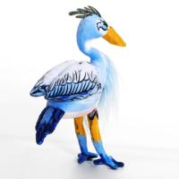 Peluche héron bleu rembourrée en coton PP, personnalisable, avec options OEM/ODM