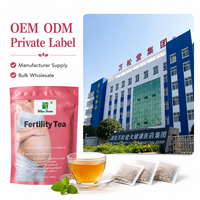 Tisane bien-être quotidienne pour femmes, mélange botanique, thé de fertilité, fabricant OEM ODM, marque privée, vente en gros en vrac