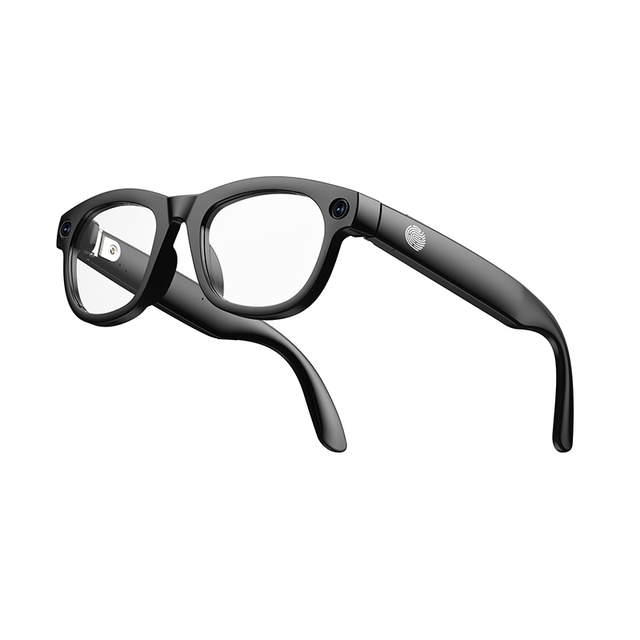 AI Smart Wearable 2MP Video Camera Glasses with Bar Design Smart Eye Glass with Camera Accessory Warranty HK01