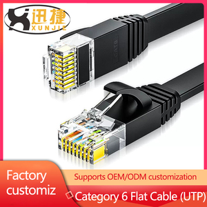 Chất lượng cao <span class=keywords><strong>Ethernet</strong></span> mạng cat6 1m 100% đồng UTP mỏng <span class=keywords><strong>Ethernet</strong></span> Cáp mềm <span class=keywords><strong>RJ45</strong></span> kết nối phẳng Mạng Cáp - Product Image 2