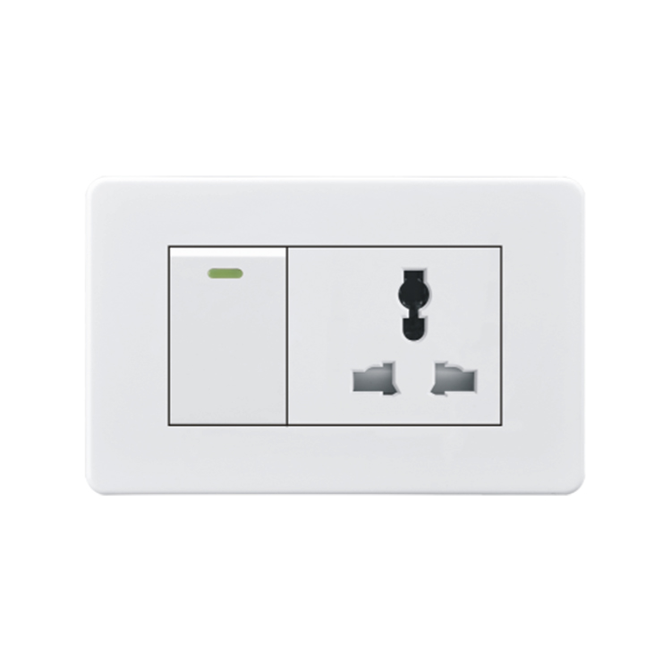 Factory PC Material New Selling 20A Multi Socket and Switch US Standard Electrical Socket for Electrical Home